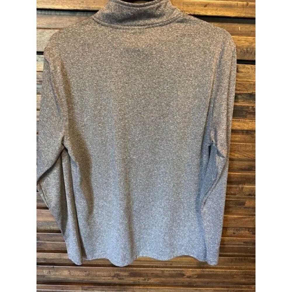 Pittsburgh Steelers Pullover 1/4 Zip Heather Gray‎ NFL Team Apparel SML Sleeve - Picture 6 of 13